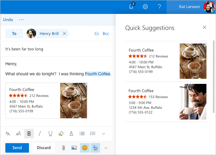 Microsoft представила обновлённый сервис Outlook.com
