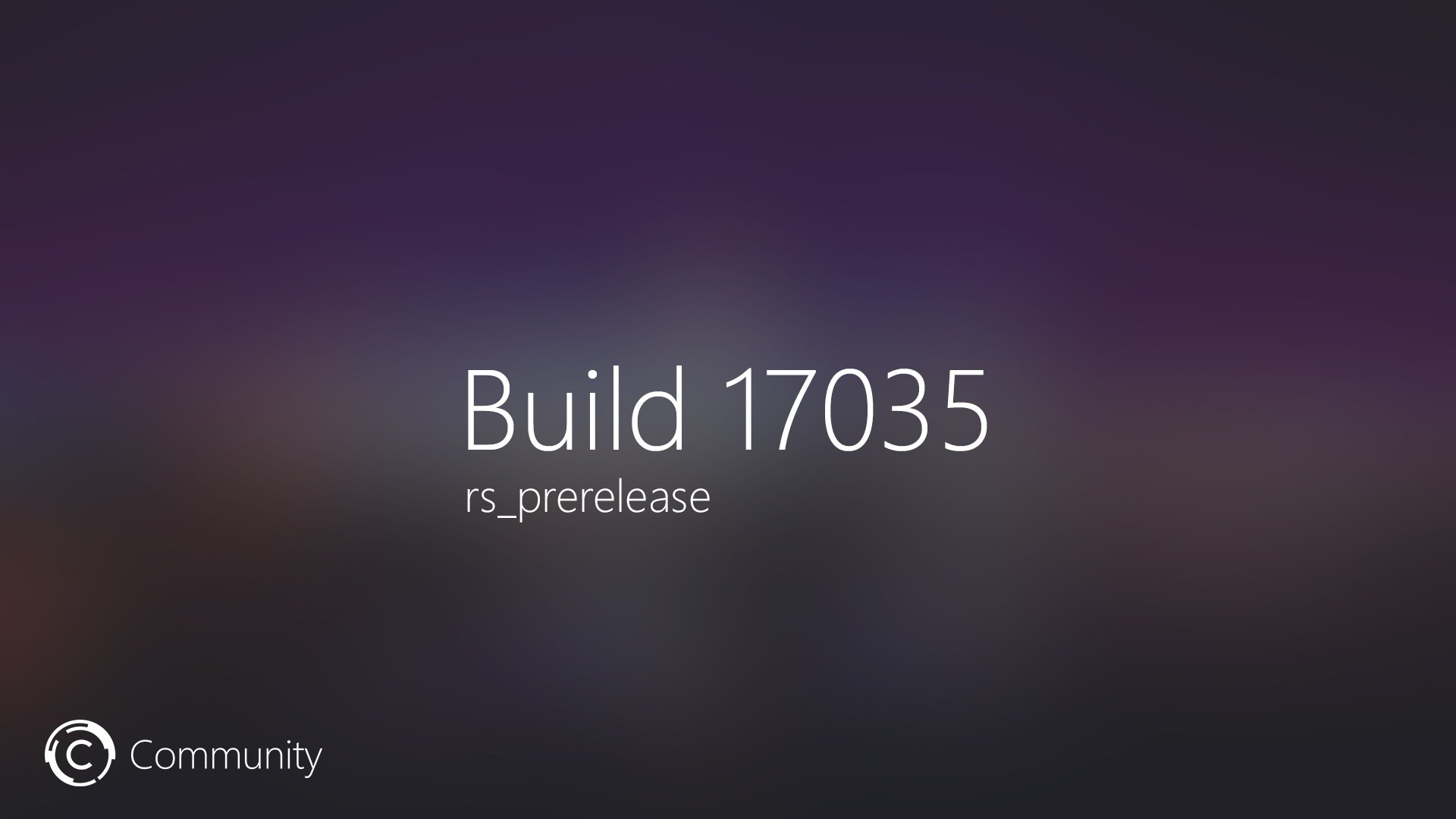 Анонс Windows 10 Insider Preview Build 17035 для ПК