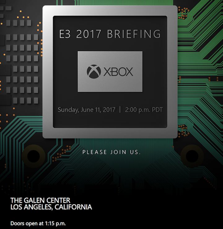 Microsoft подтвердила презентацию Project Scorpio на E3 2017