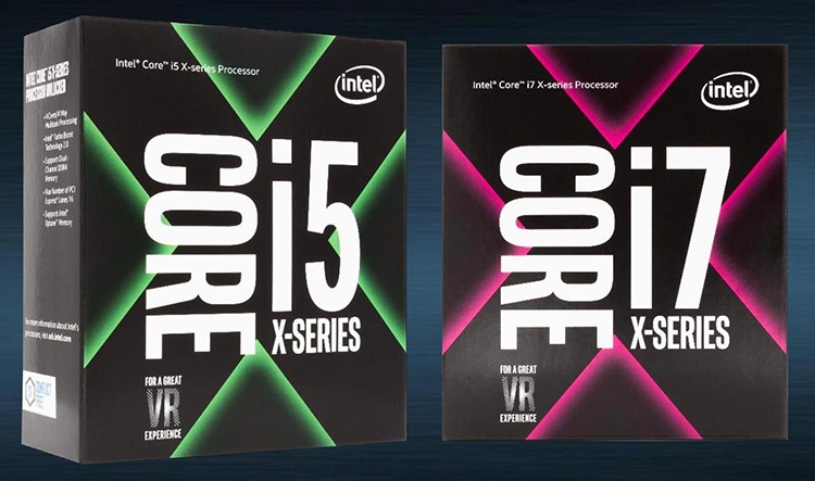 Intel анонсировала процессоры Core i5/i7/i9 X-Series