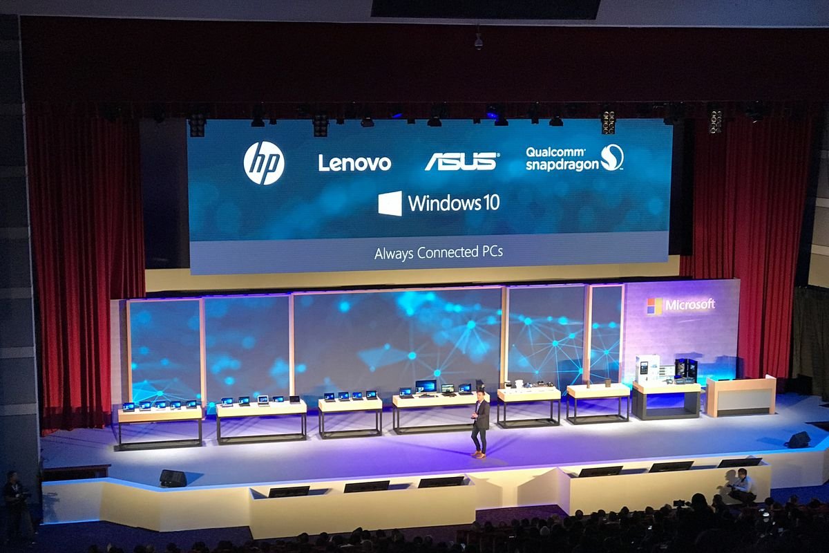 HP, Lenovo и Asus будут делать Windows 10 устройства на ARM чипах