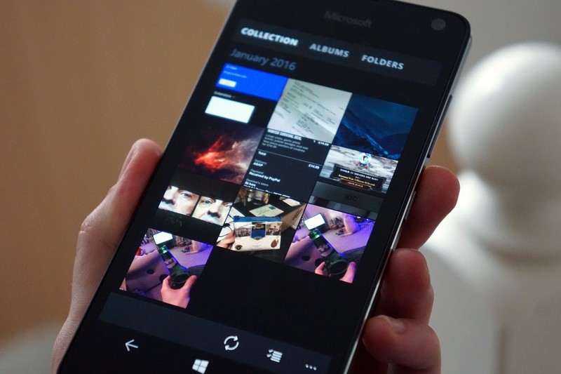 Обновление приложения «Фотографии» для Windows 10 Mobile