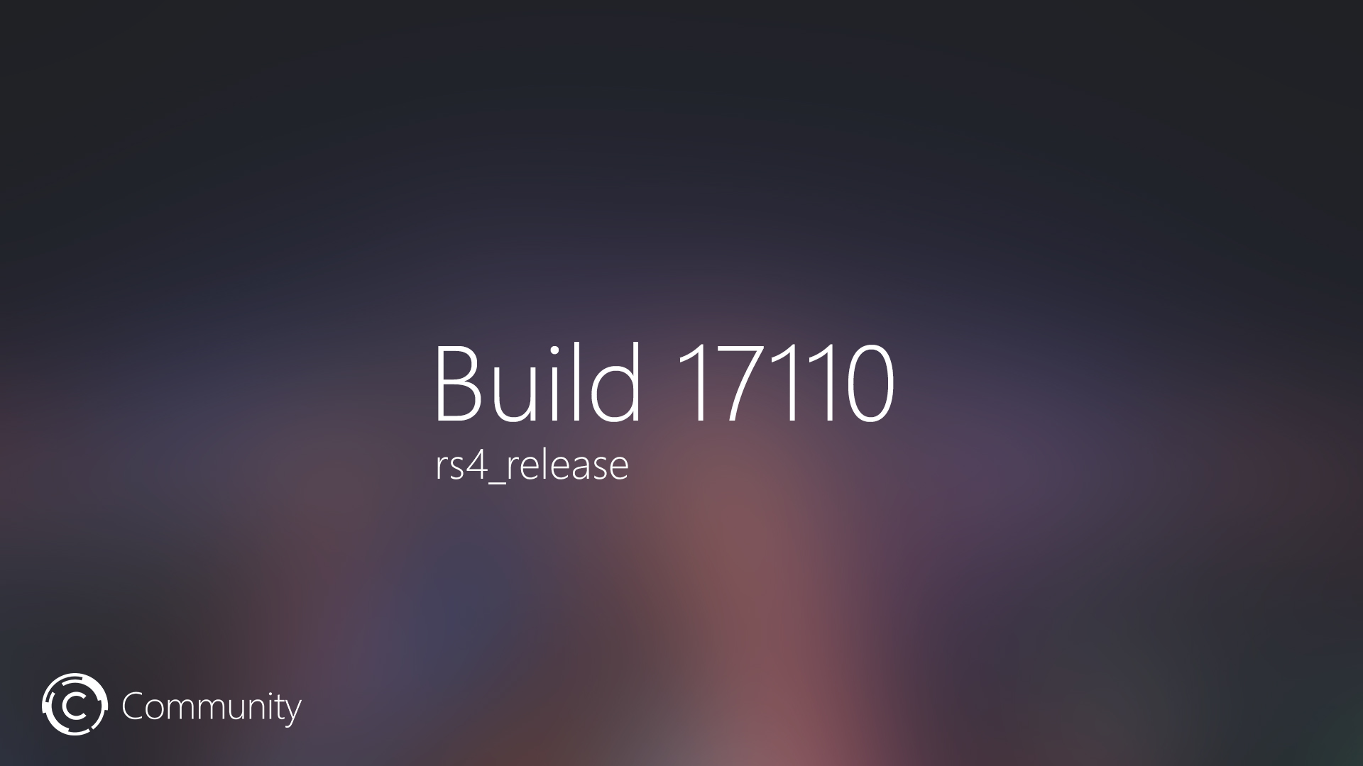 Анонс Windows 10 Insider Preview Build 17110