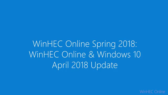 Анонс Windows 10 April 2018 Update Build 17134 (Fast)