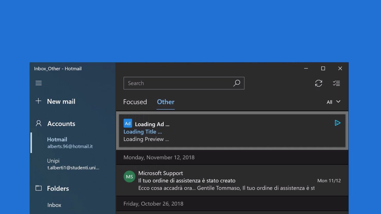 Mail windows 10