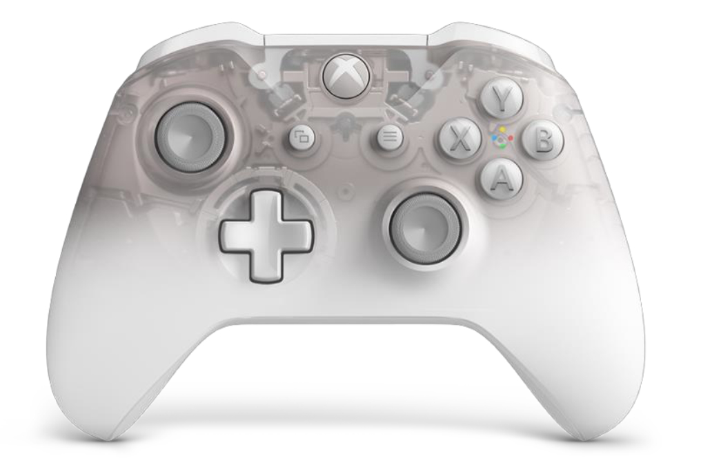 Microsoft представила полупрозрачный контроллер Xbox Phantom в белом цвете