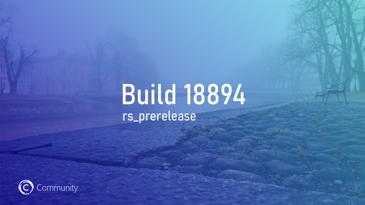 Анонс Windows 10 Insider Preview Build 18894 (Fast и Skip Ahead)
