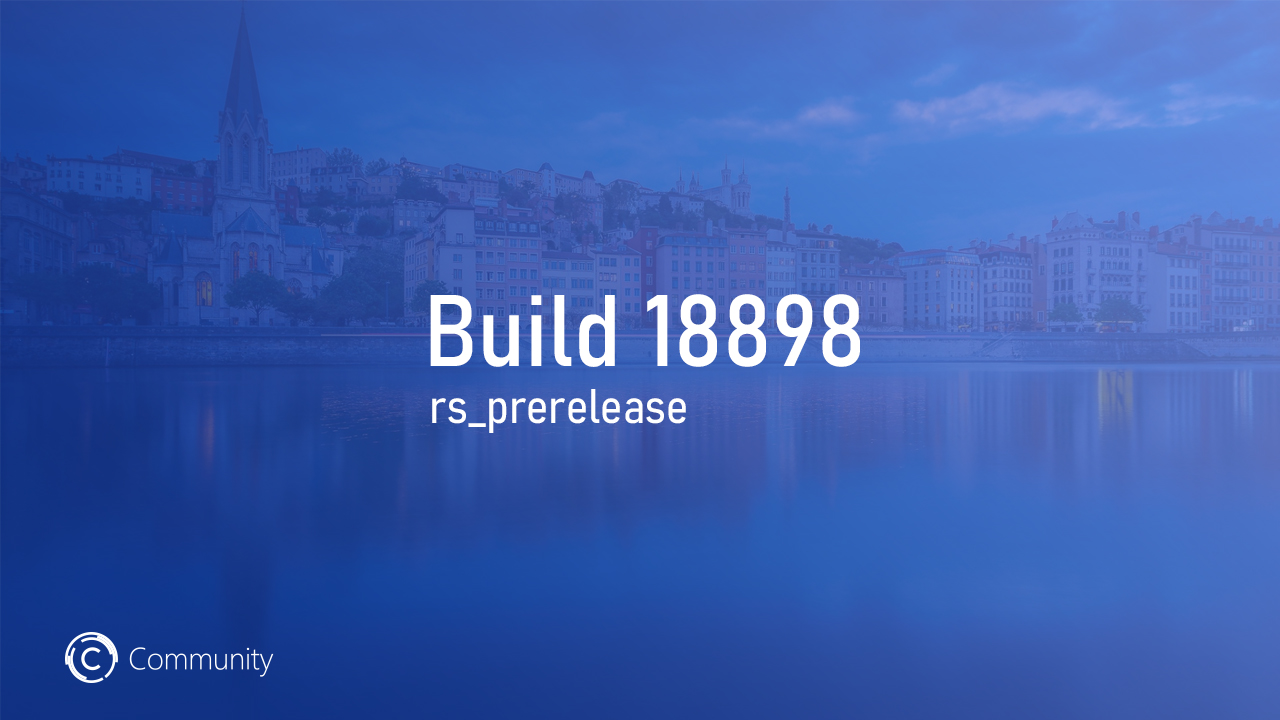 Анонс Windows 10 Insider Preview Build 18898 (Fast и Skip Ahead)
