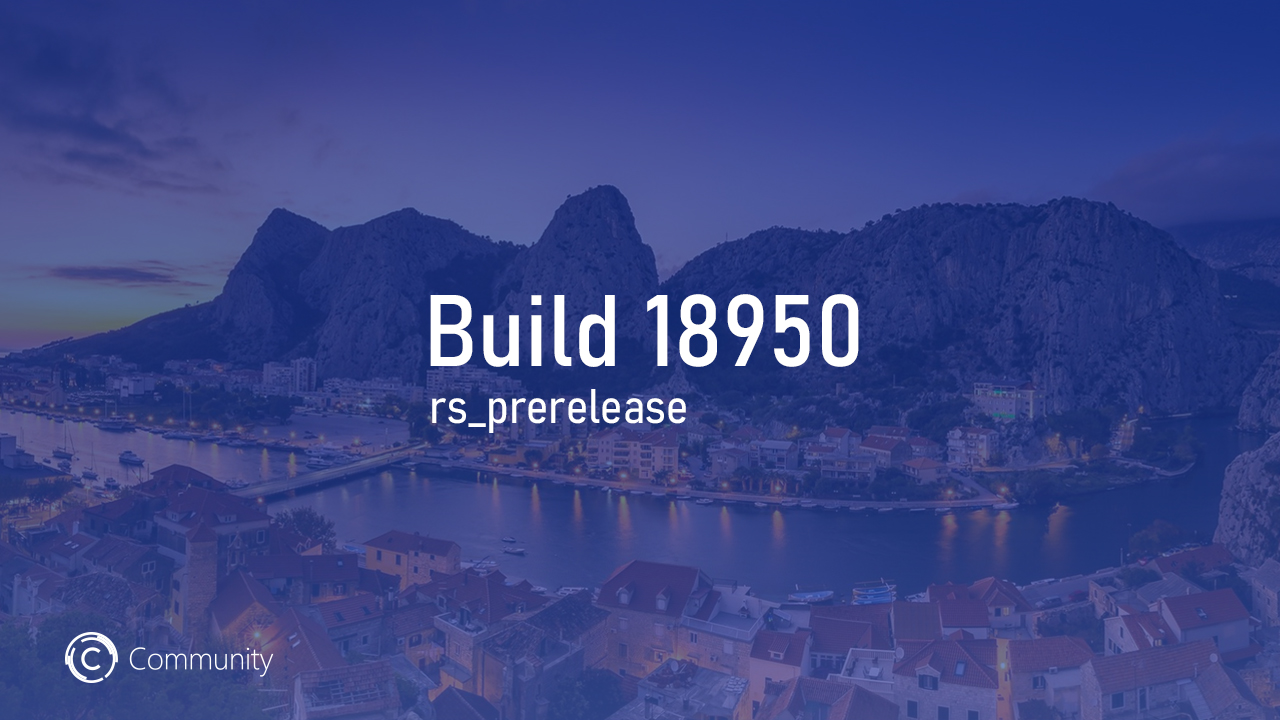 Анонс Windows 10 Insider Preview Build 18950 (Fast и Skip Ahead)