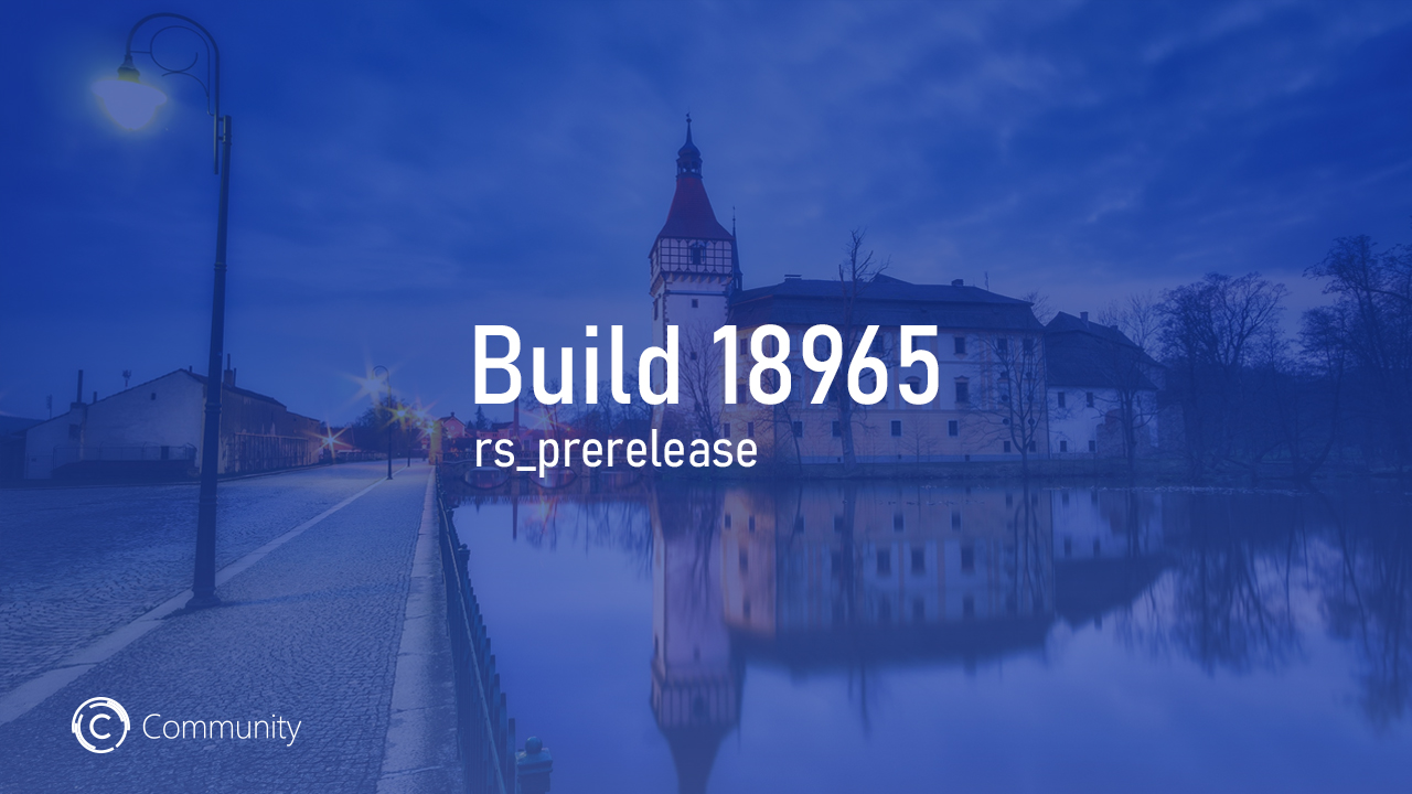 Анонс Windows 10 Insider Preview Build 18965 (Fast и Skip Ahead)