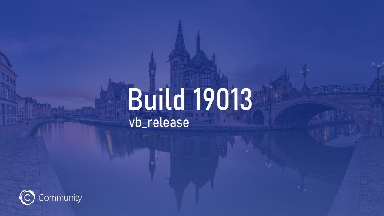Выпущено накопительное обновление для Windows 10 20H1 Build 19013