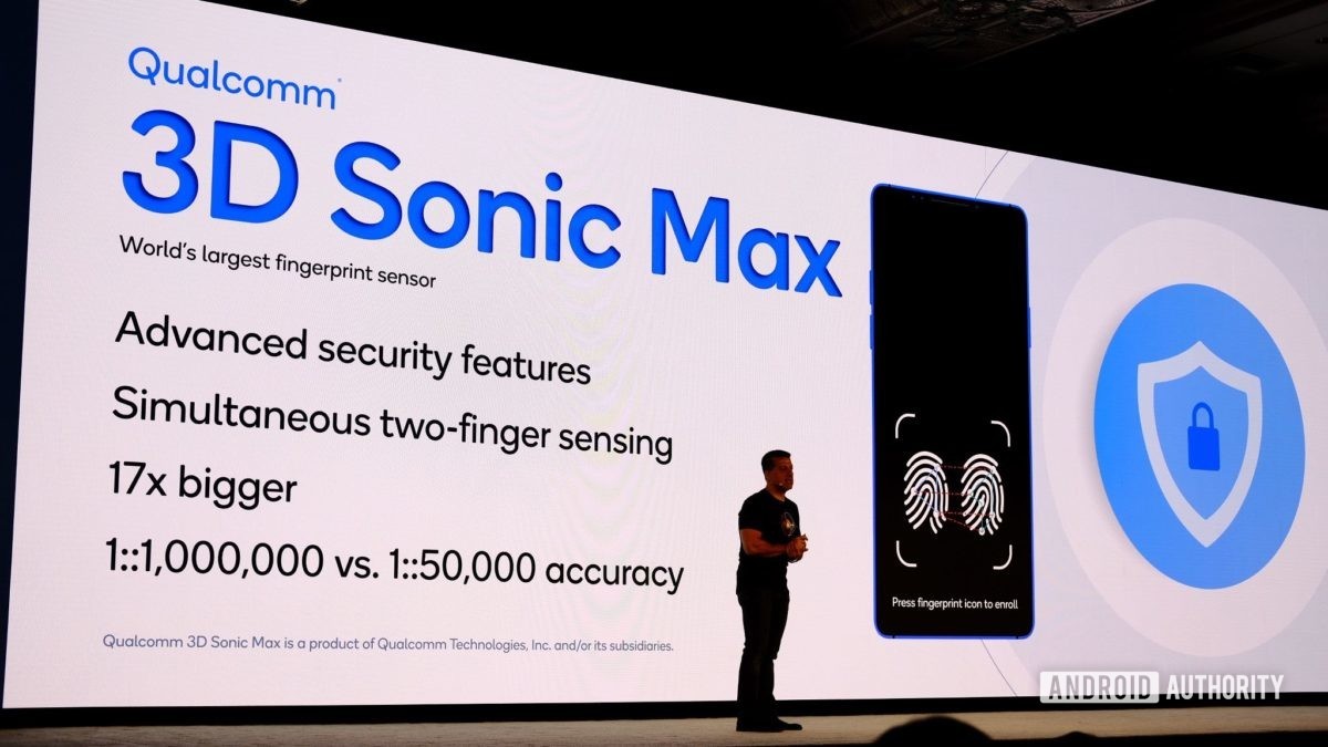 Qualcomm 3D Sonic Max — новый ультразвуковой сканер отпечатков пальцев