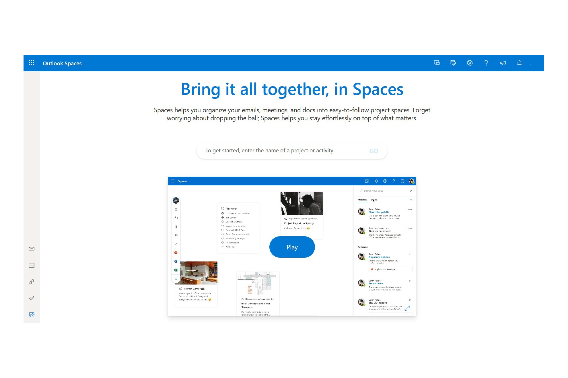 Outlook Spaces