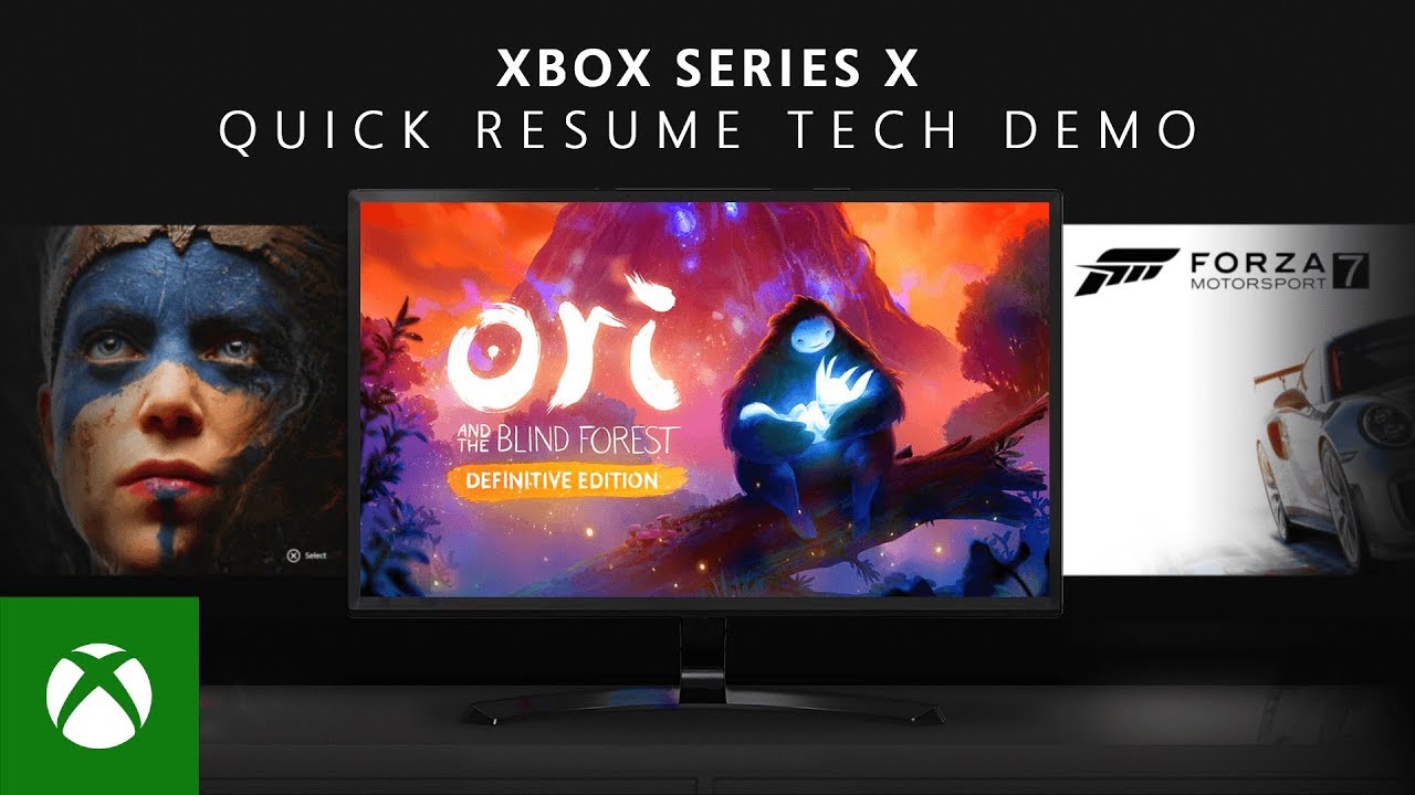 Xbox Series X: демонстрация быстрого переключения между несколькими играми