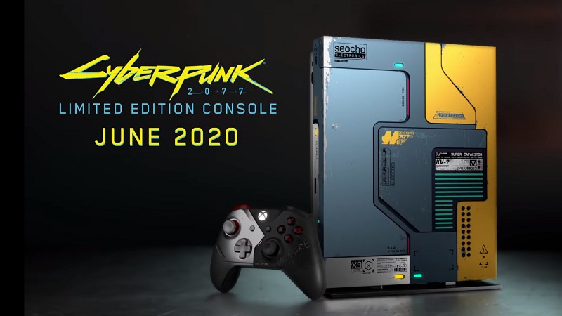 Утекло видео о новом бандле Xbox One X с игрой Cyberpunk 2077