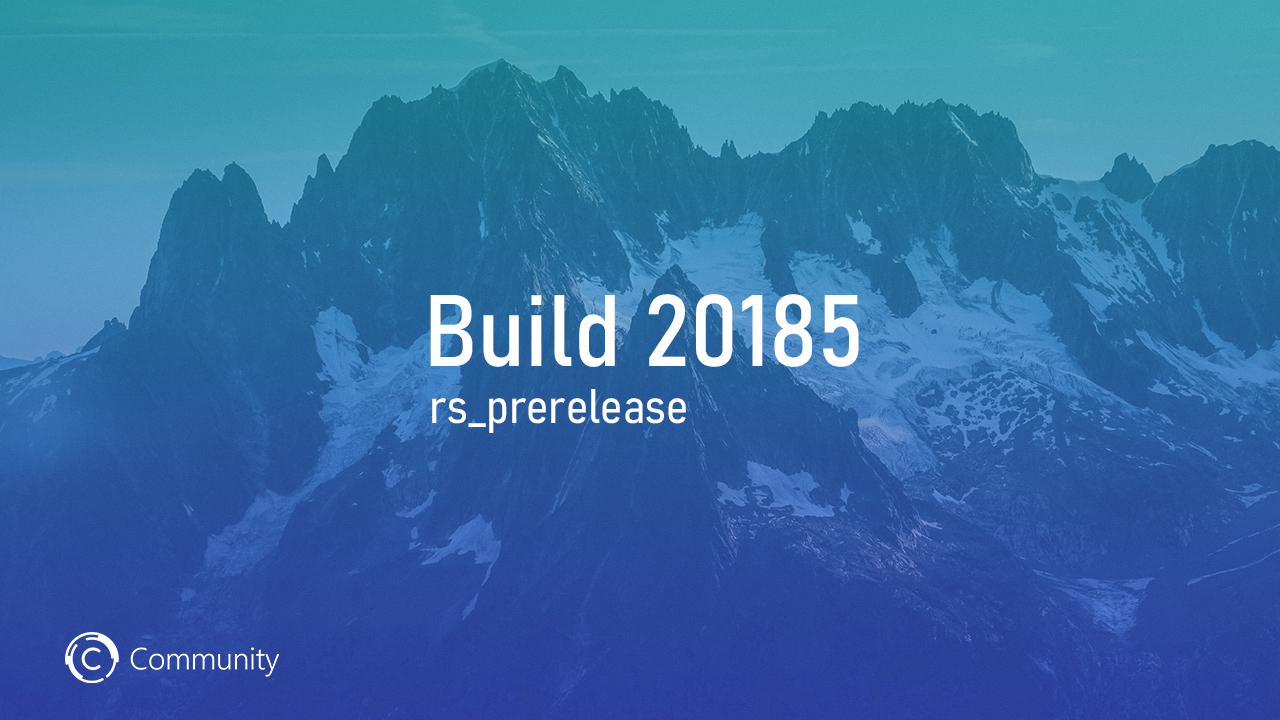 Анонс Windows 10 Insider Preview Build 20185 (канал Dev)