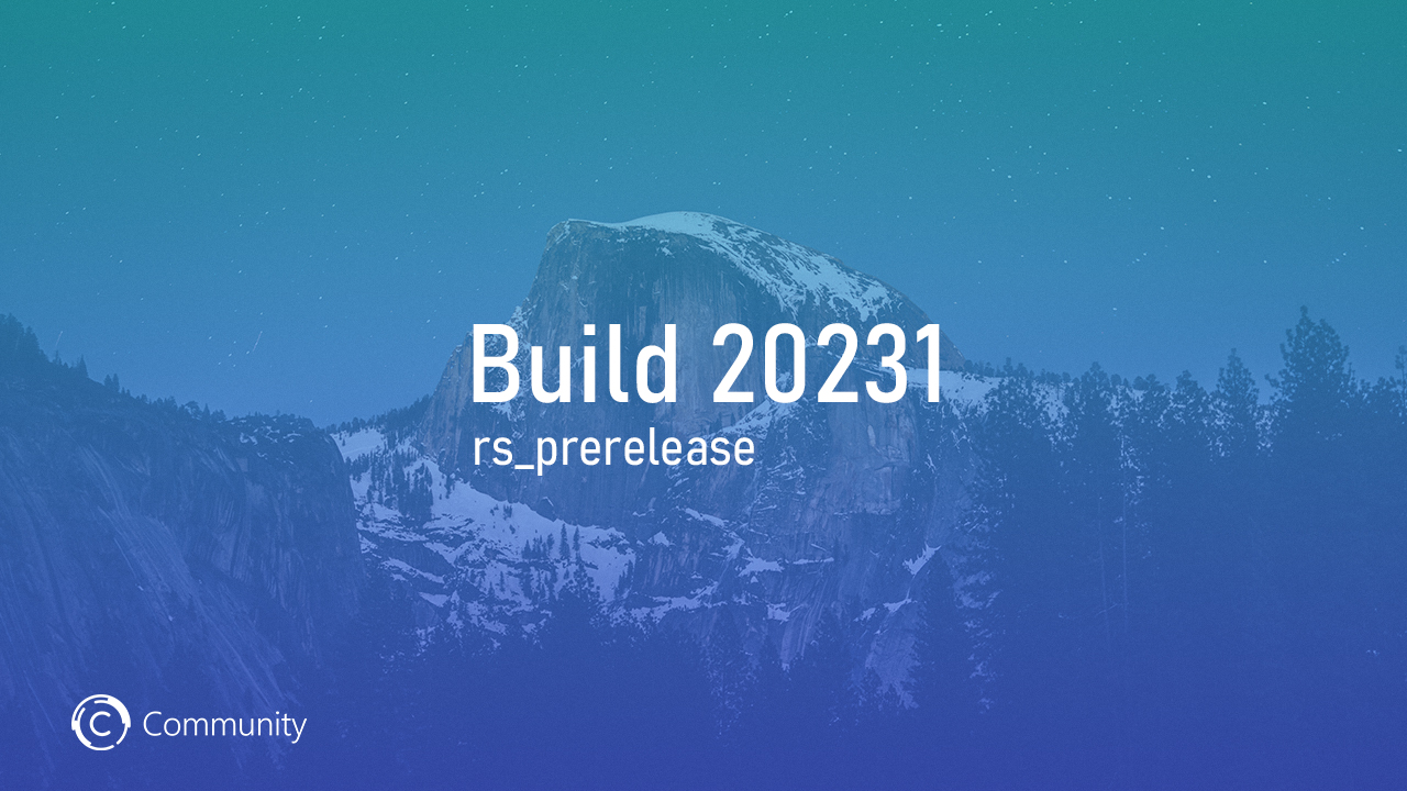Анонс Windows 10 Insider Preview Build 20231 (канал Dev)