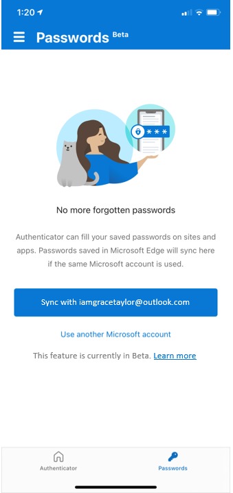 Microsoft Authenticator превращается в полноценный менеджер паролей