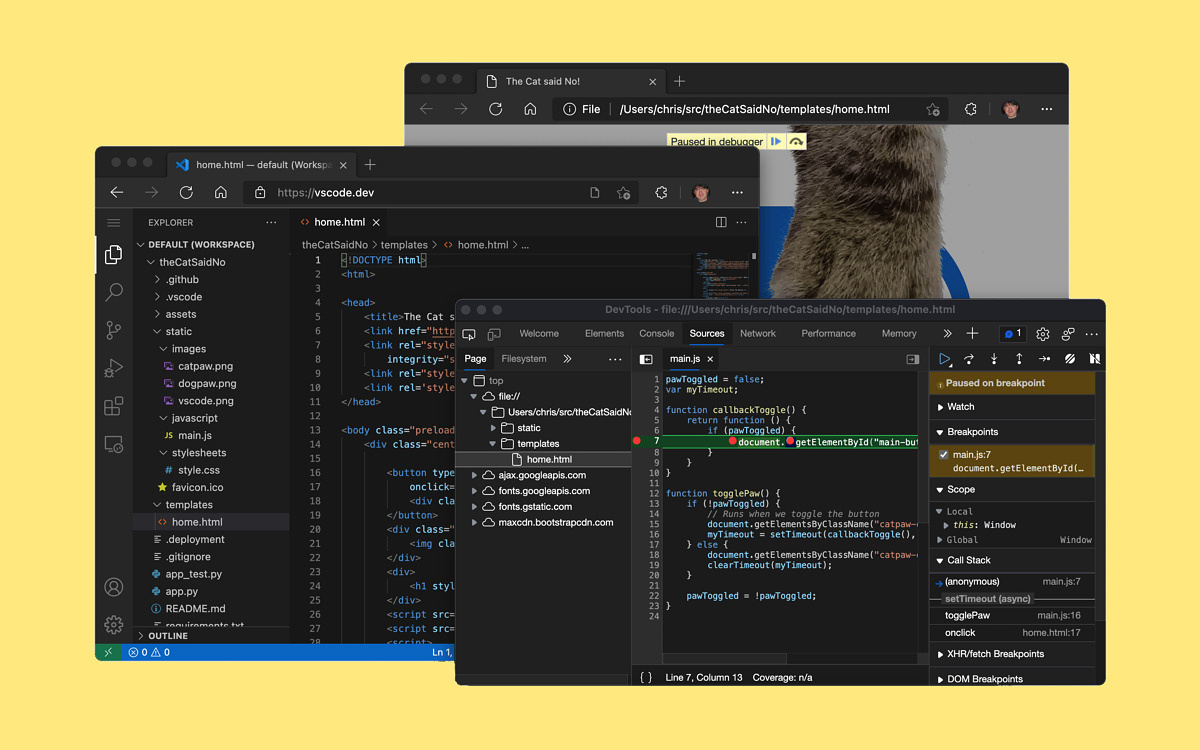 Microsoft запустила браузерную версию Visual Studio Code