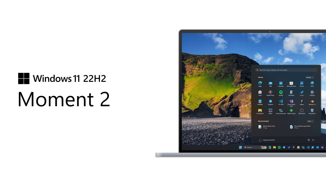 Microsoft выпустила обновление Moment 2 для Windows 11 версии 22H2