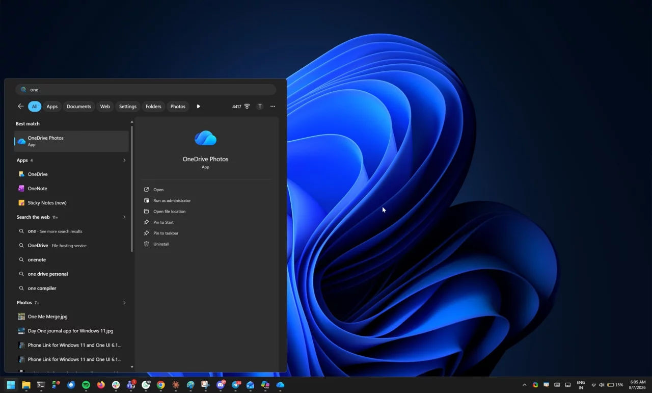 Microsoft признала, что принудительно установила приложение OneDrive Photos на ПК с Windows 11