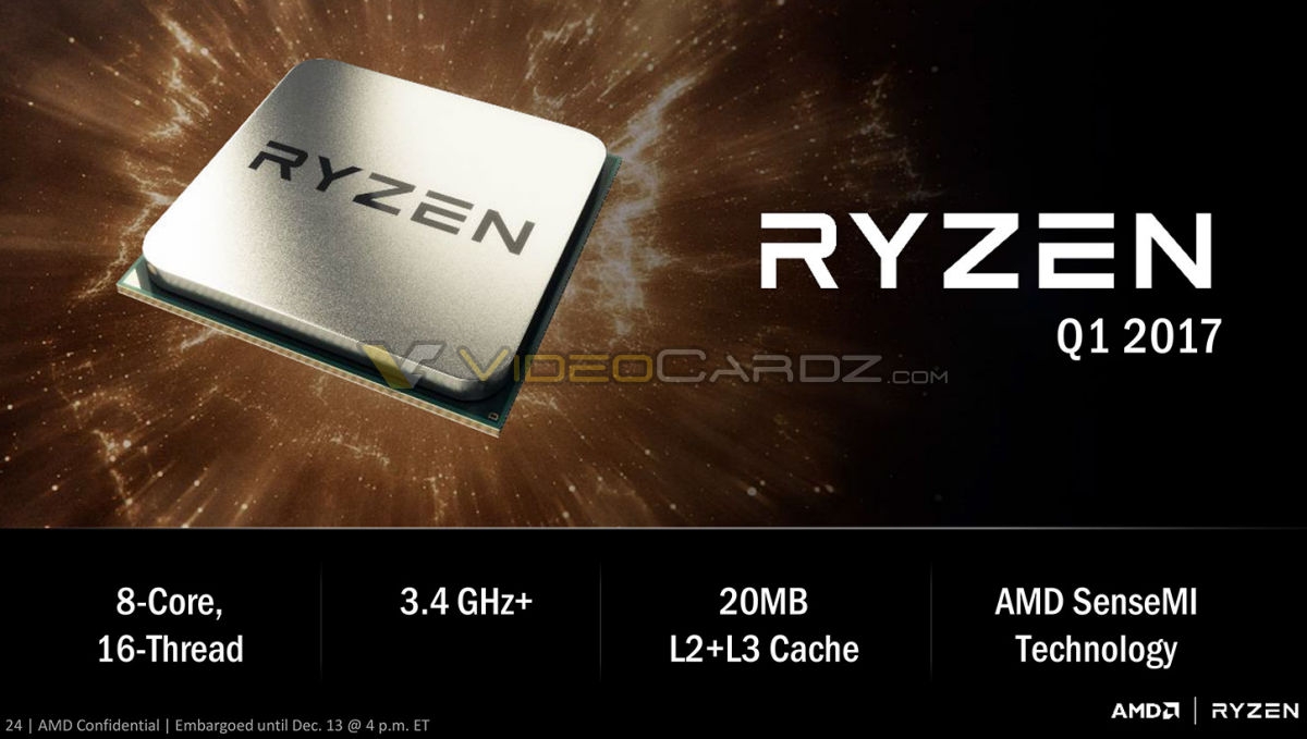 Новые горизонты: анонсированы процессоры AMD Ryzen (Zen)