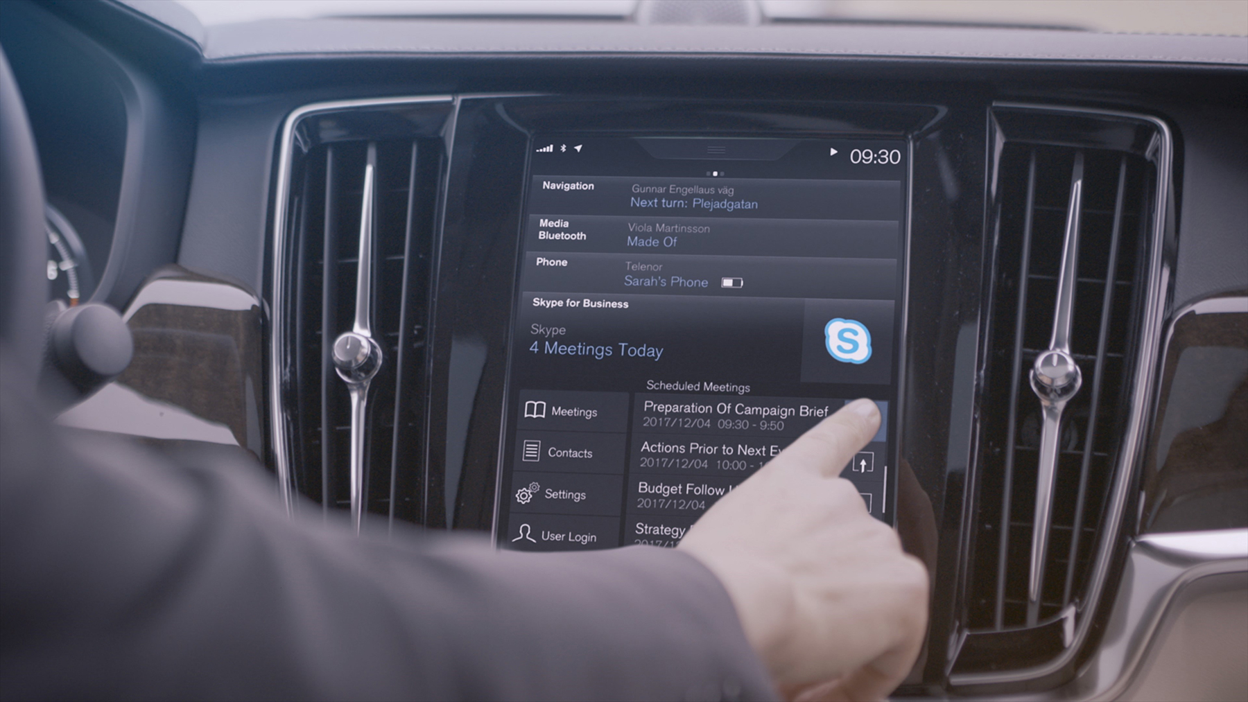 CES 2017: Volvo интегрирует Skype и Cortana в свои флагманские автомобили